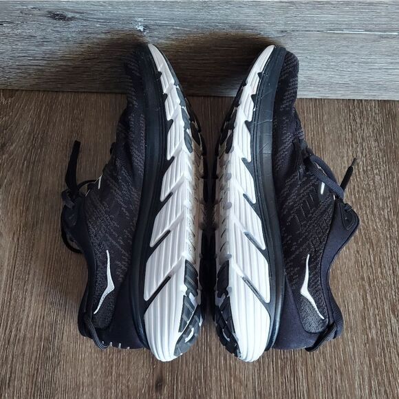 Hoka Black and White Athletic Shoes - Picture 7 of 11